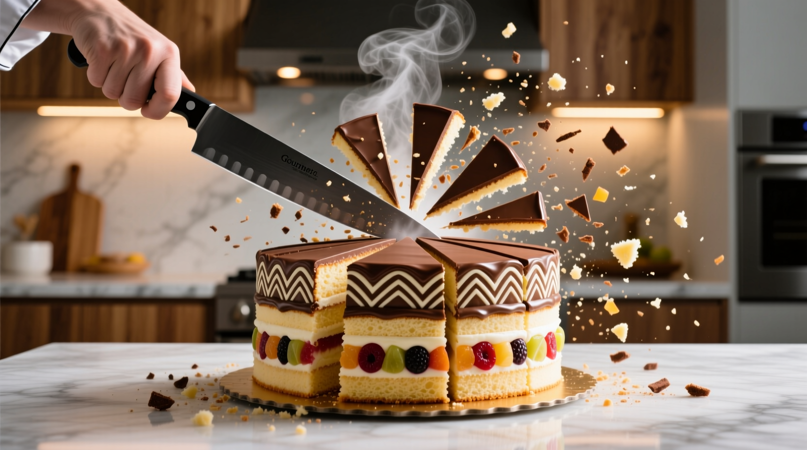 learn to creatively cut cake to yield maximum number of