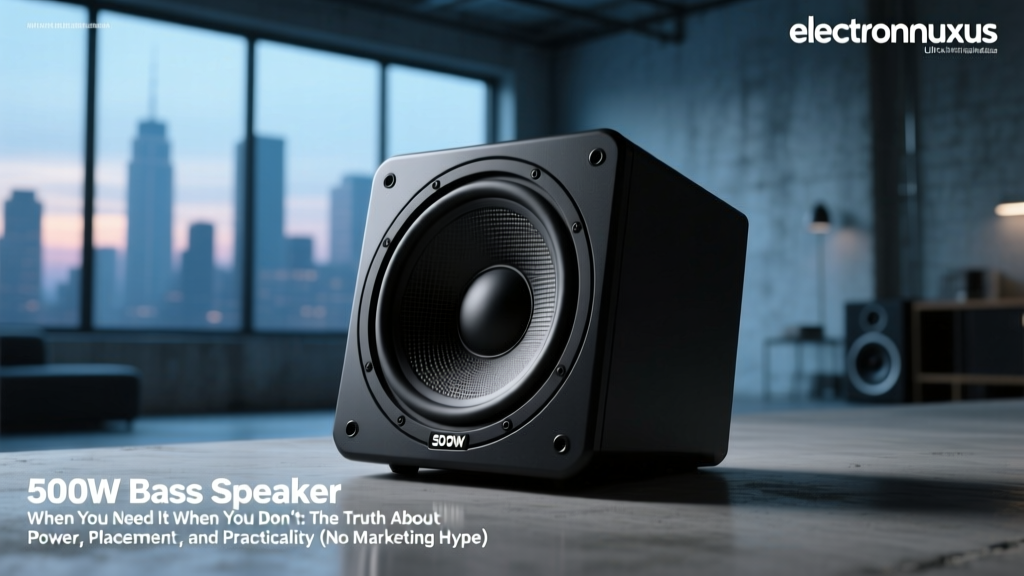500W Bass Speaker When You Need It When You Don’t: The Truth About Power, Placement, and Practicality (No Marketing Hype)
