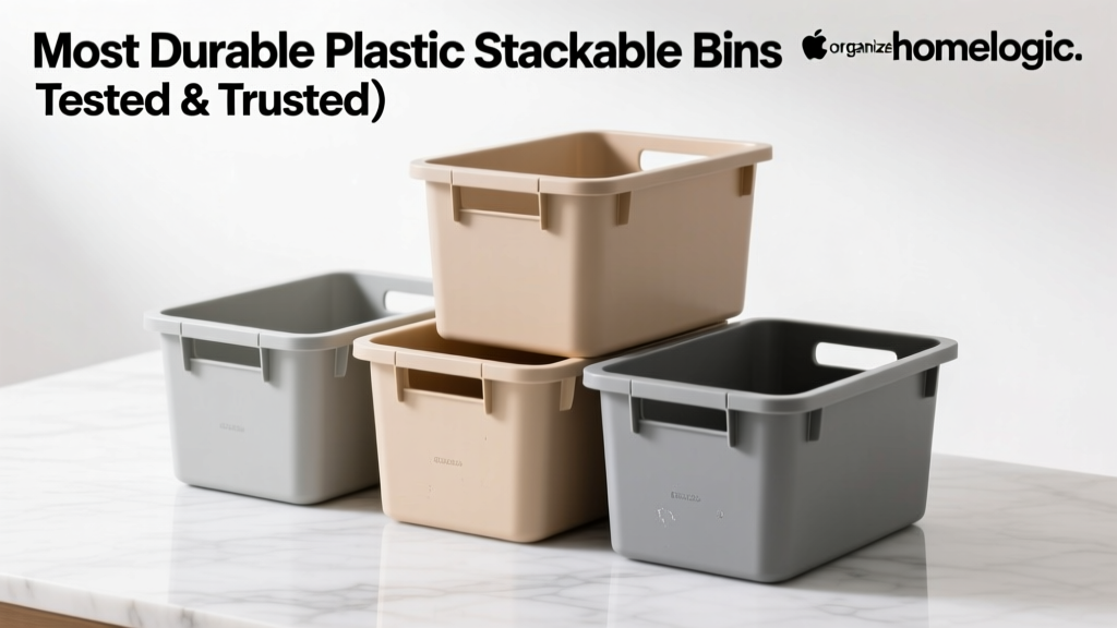 Most Durable Plastic Stackable Bins (Tested & Trusted)