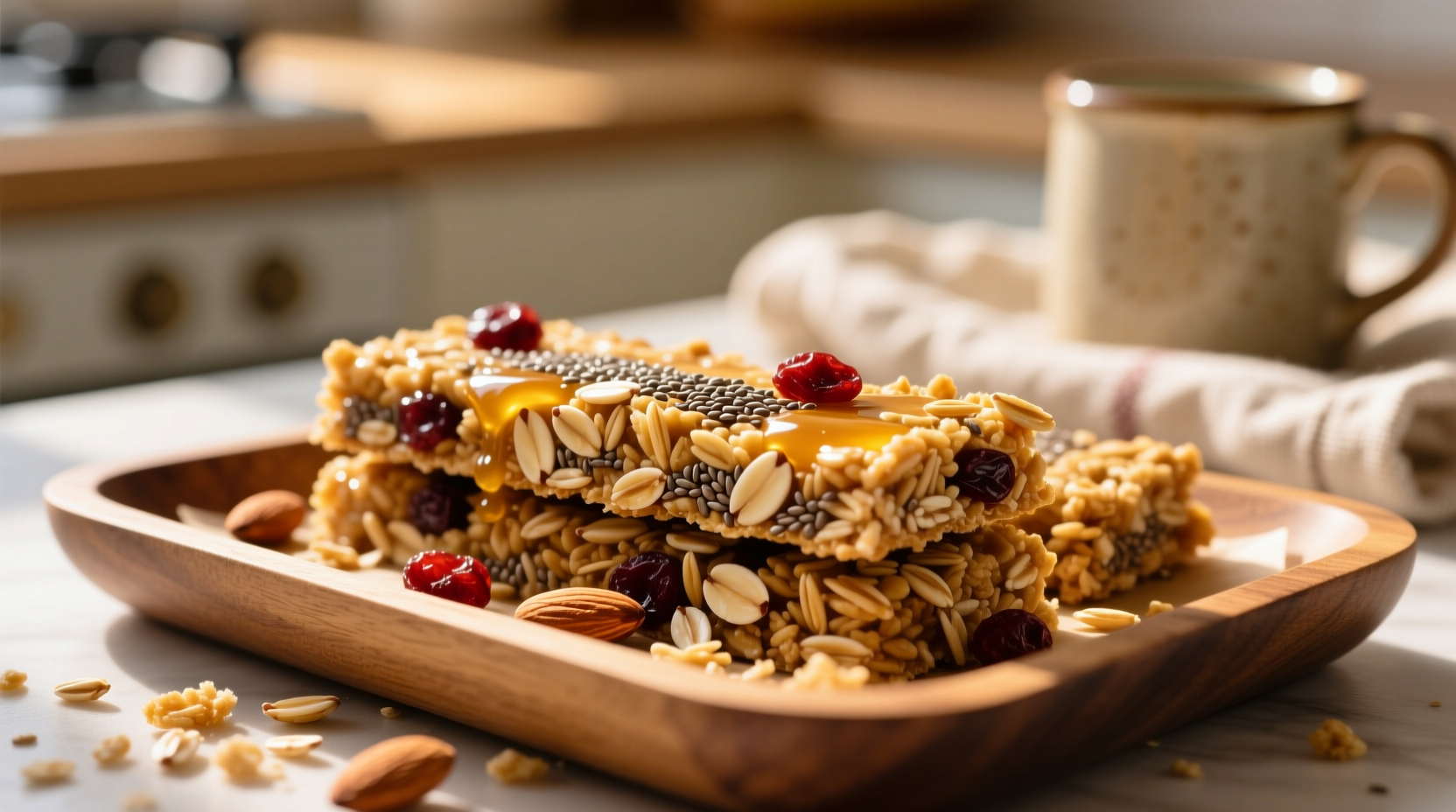 no bake breakfast bars