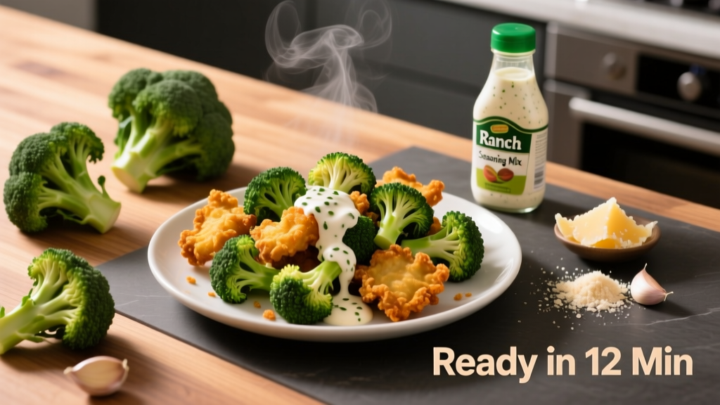 Air Fryer Ranch Broccoli: Crispy, Healthy & Ready in 12 Min