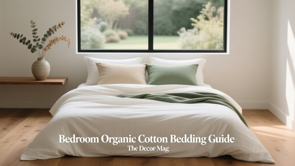 Bedroom Organic Cotton Bedding Guide - The Decor Mag