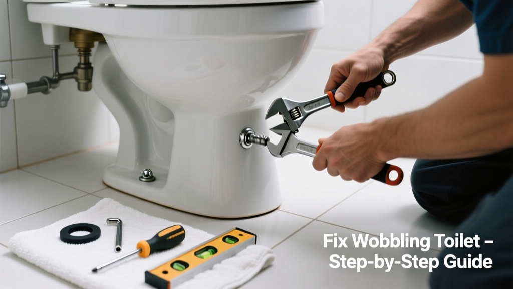 How to Fix a Wobbling Toilet in the Bathroom