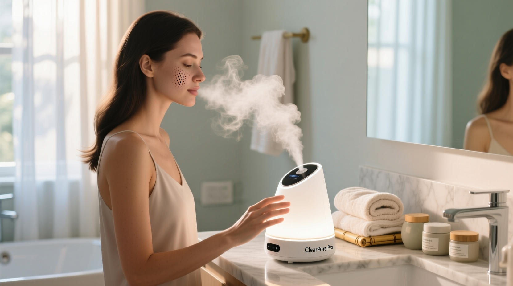 are facial steaming devices worth using at home for clearer pores