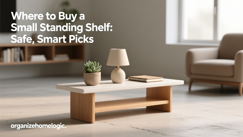 Where to Buy a Small Standing Shelf: Safe, Smart Picks