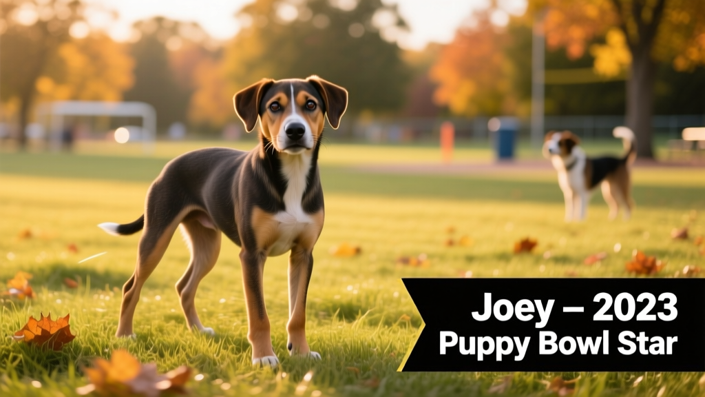 Joey the 2-Legged Pup Went From Unadopted to Starring in the 2023 Puppy Bowl