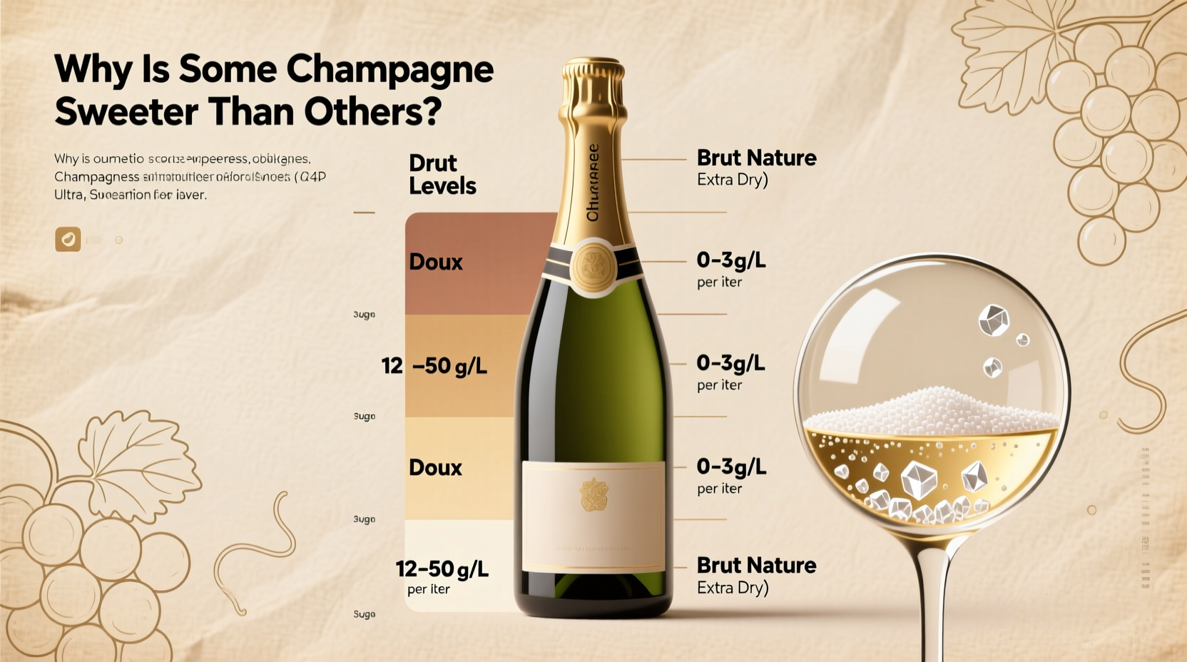 why is some champagne sweeter than others understanding brut levels
