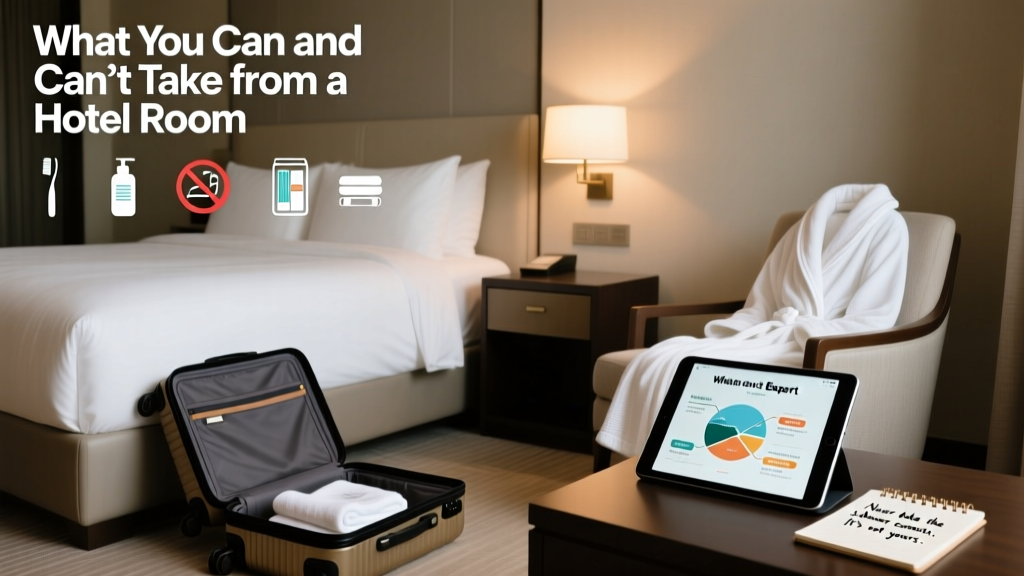 What You Can and Can’t Take From a Hotel Room: A Travel Gear Expert’s No-Nonsense Breakdown