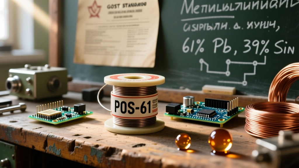 Decoding Soviet Solders 1980s: POS-61 Alloys & GOST Metallurgy