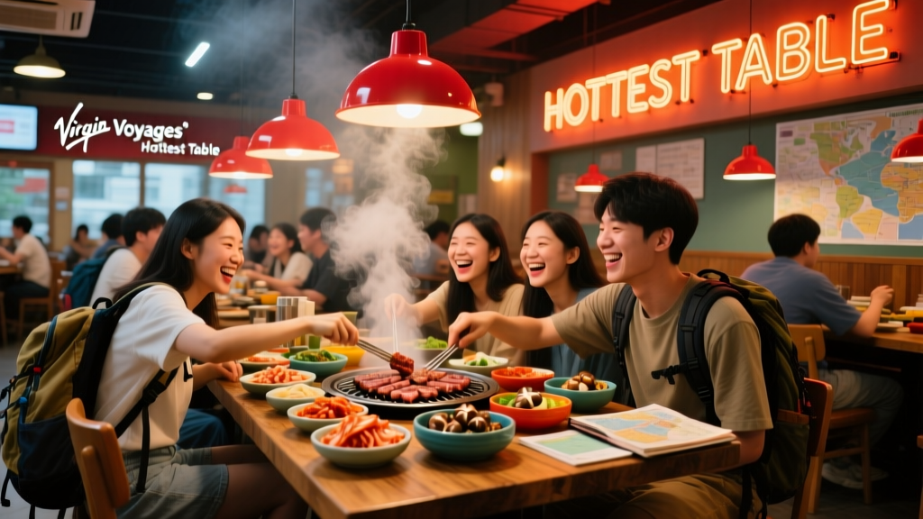 This High-Energy Korean Barbecue Restaurant Is Virgin Voyages’ Hottest Table — And It’s Not What You Think