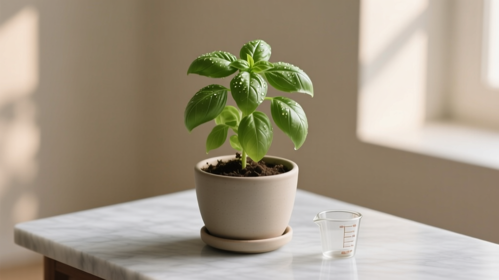 Indoor Basil Watering Guide: Science-Backed Tips