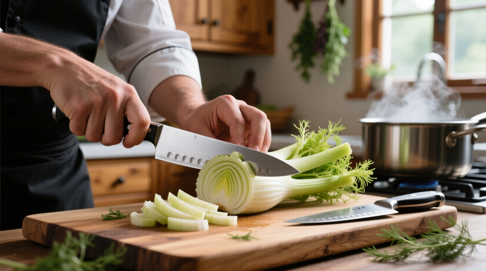 how to chop fennel