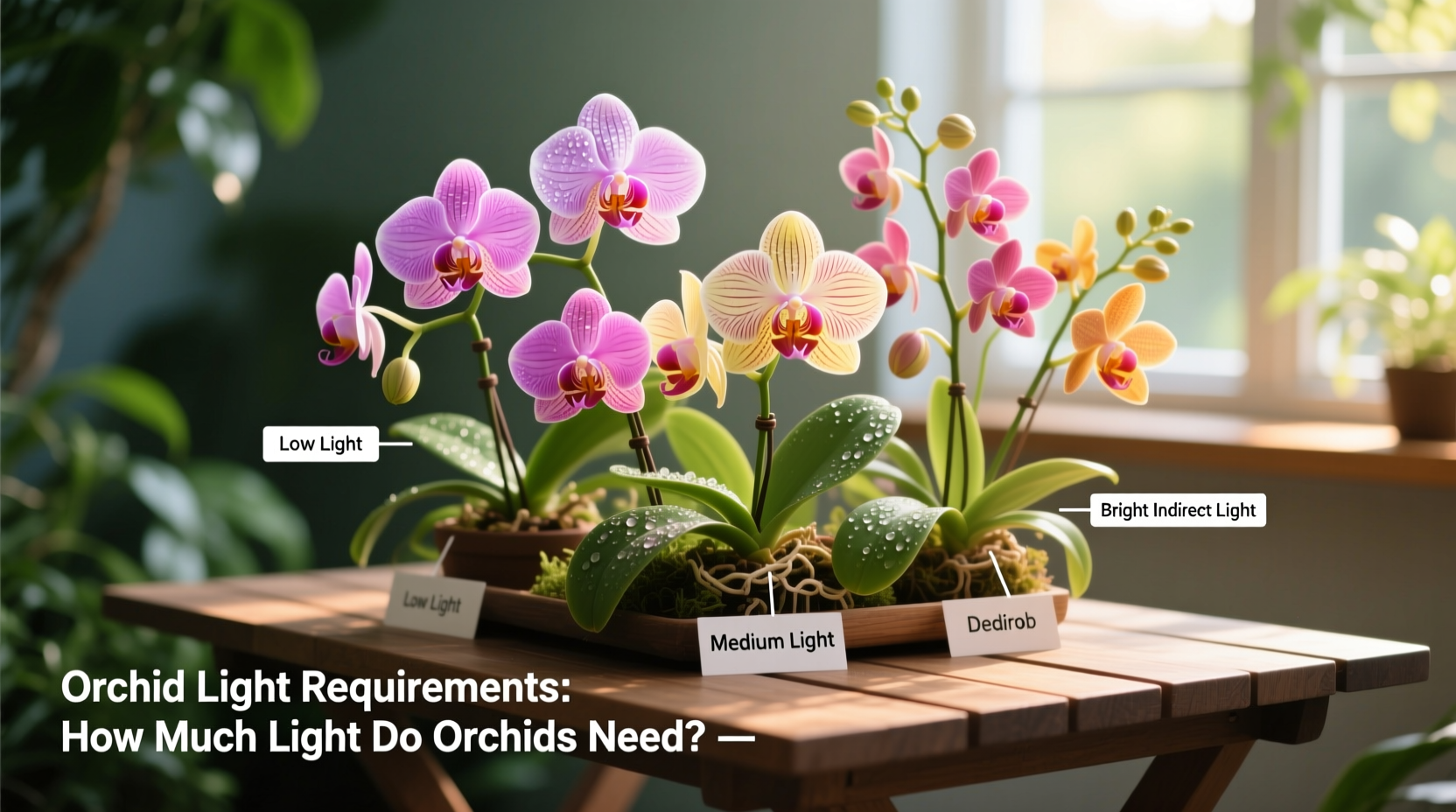 Orchid Light Guide: 5 Tips for Blooms | TheHomeSprouts