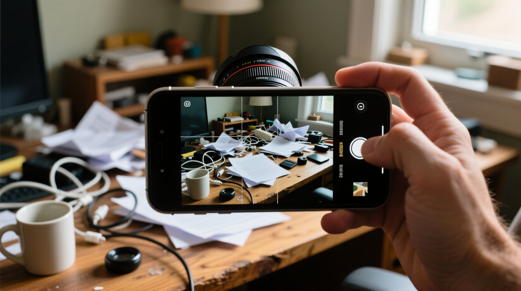 use a camera to help see your clutter trouble spots