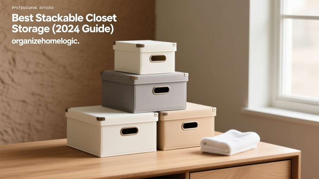 Best Stackable Closet Storage Boxes (2024 Guide)