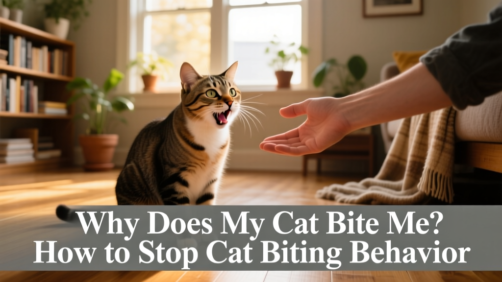 Why Does My Cat Bite Me? How To Stop Cat Biting Behavior