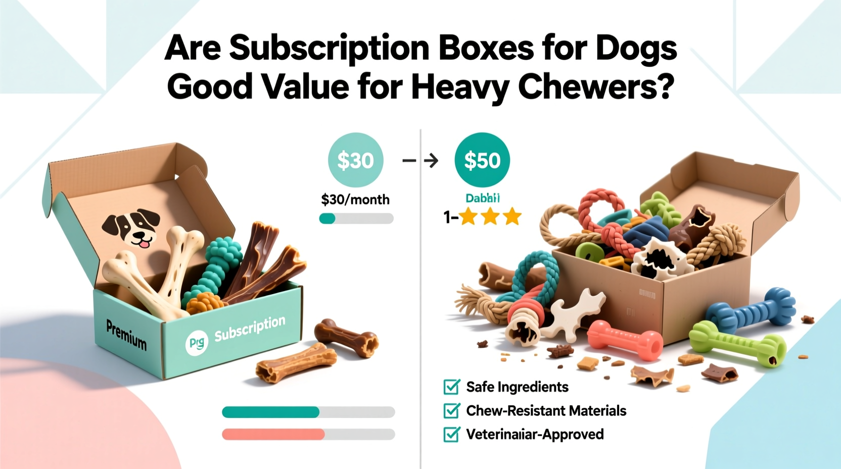are subscription boxes for dogs actually good value for heavy chewers