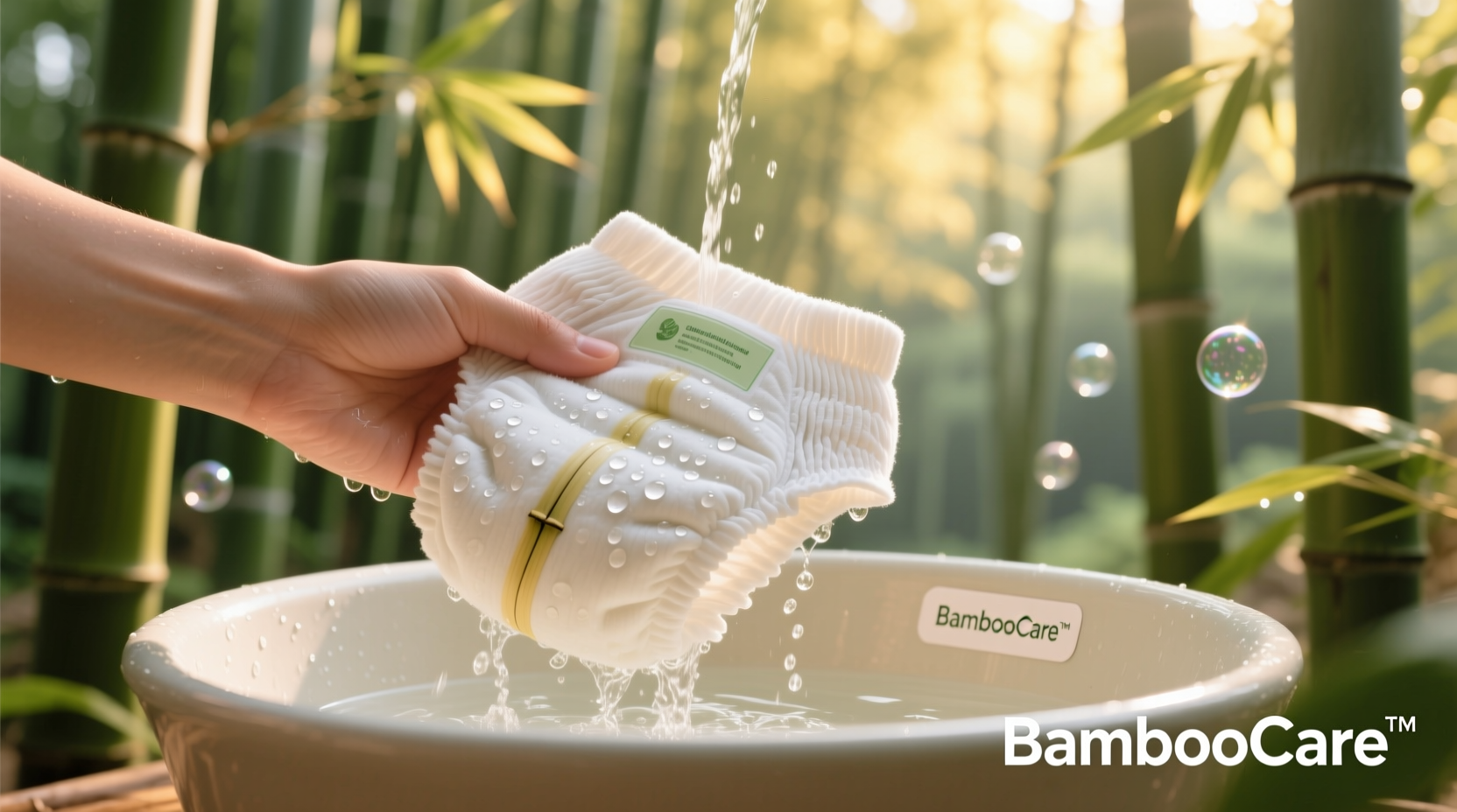 sanitize bamboo diapers without stripping oils