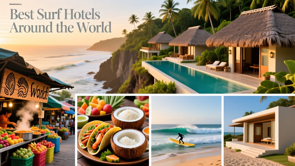 Best Surf Hotels Around the World: Where Ocean Access, Design, and Local Culture Converge