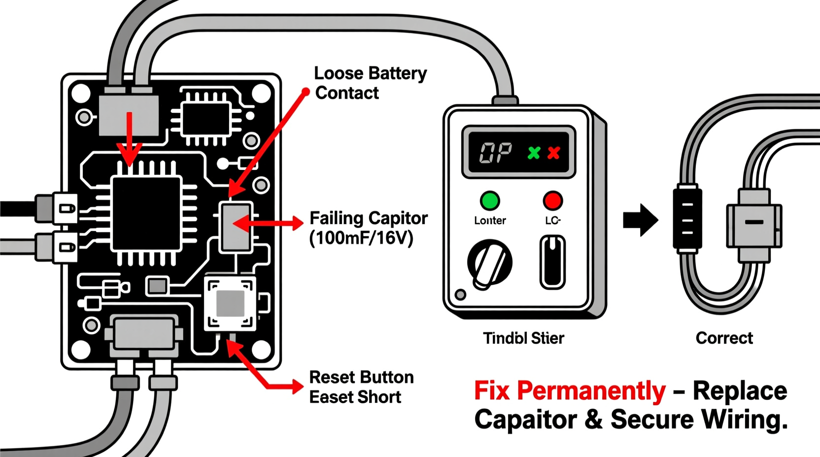 why does my christmas light timer reset itself and how to fix it permanently