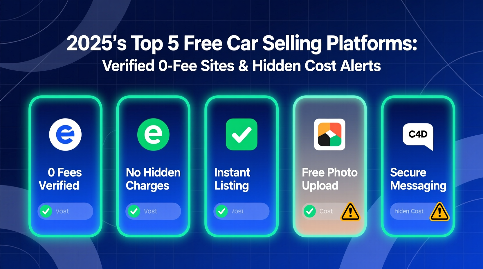 2025's Top 5 Free Car Selling Platforms: Verified 0-Fee Sites & Hidden Cost Alerts