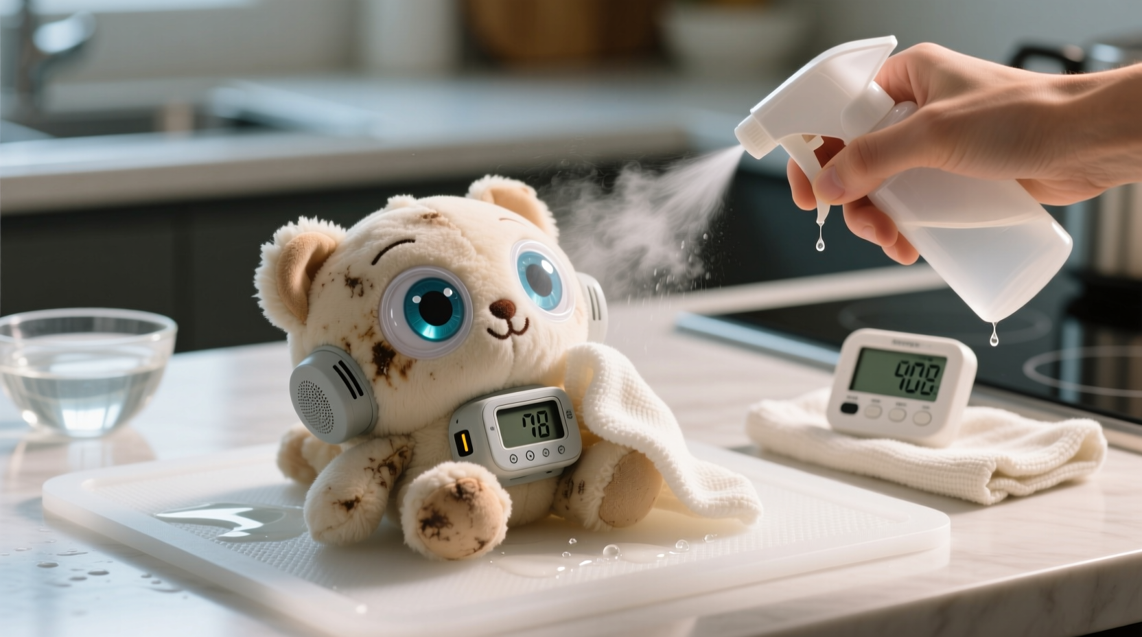 how to safely launder stuffed animals with plastic eyes sound modules
