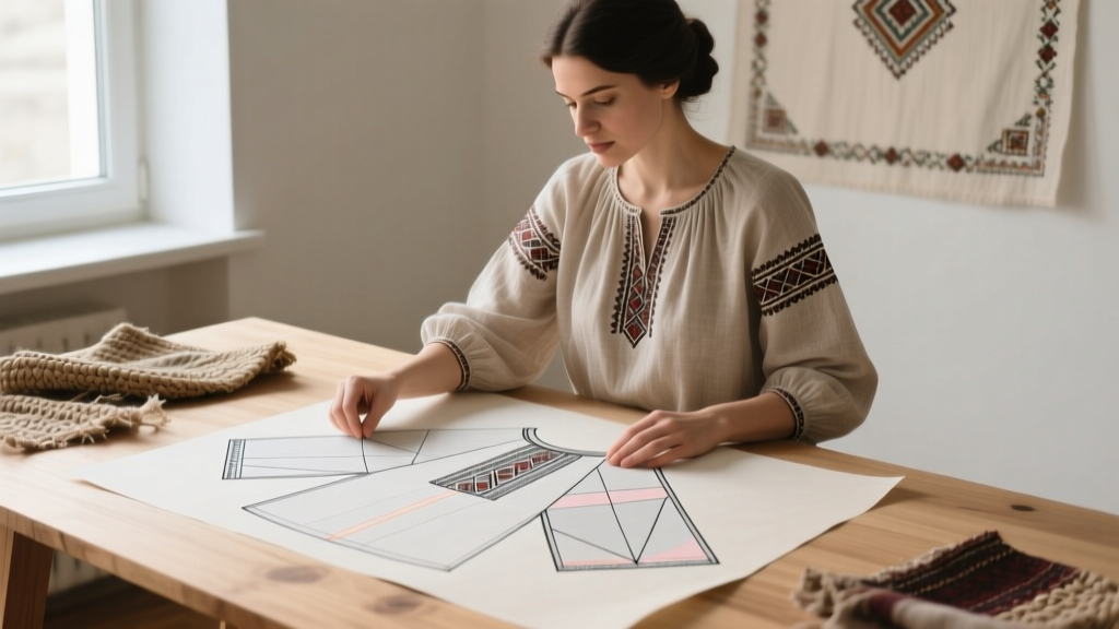 Drafting the Romanian Ie Altita Sleeve Pattern in 2026