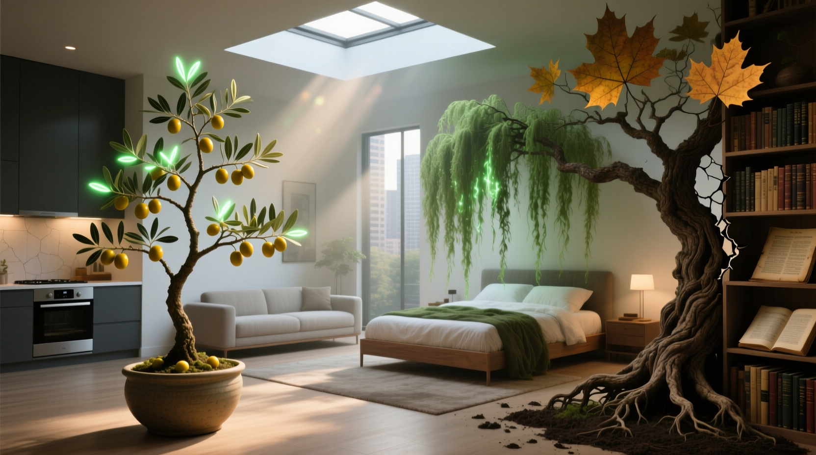 why do some households have multiple trees in different rooms