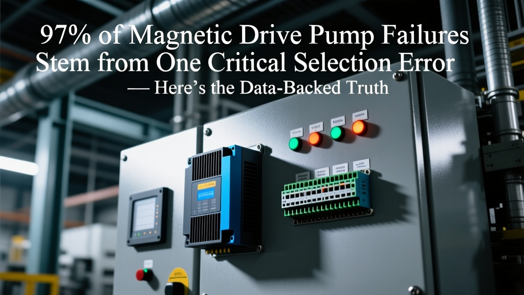 Magnetic Drive Pump Selection: Avoid the #1 Failure Cause