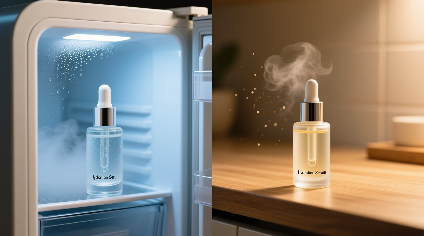 skincare fridge vs room temperature where should serums be stored