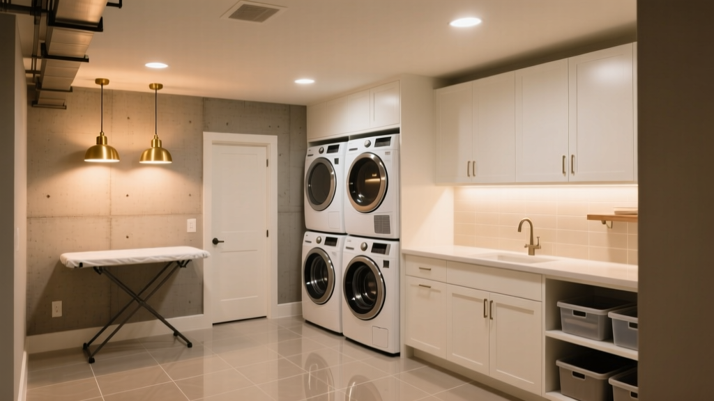 3000K Lighting for Basement Laundry Rooms