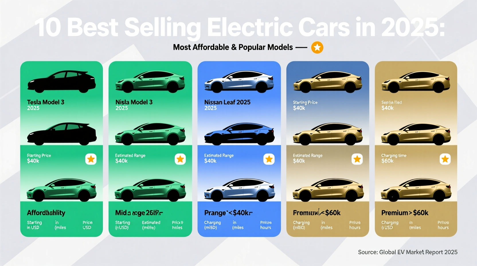 best selling electric cars