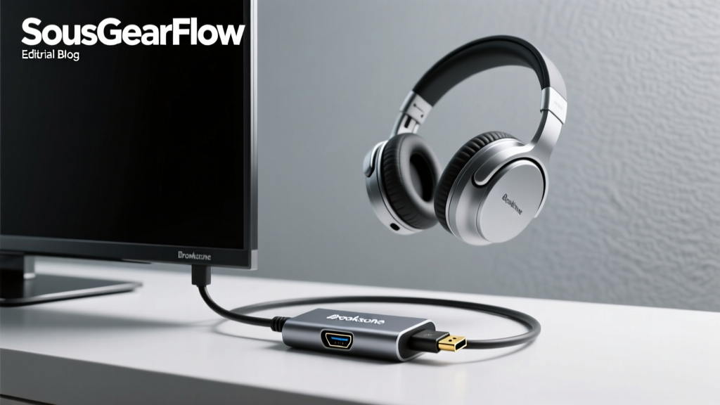 How To Hook Up Brookstone Wireless Tv Headphones Cable Adapter