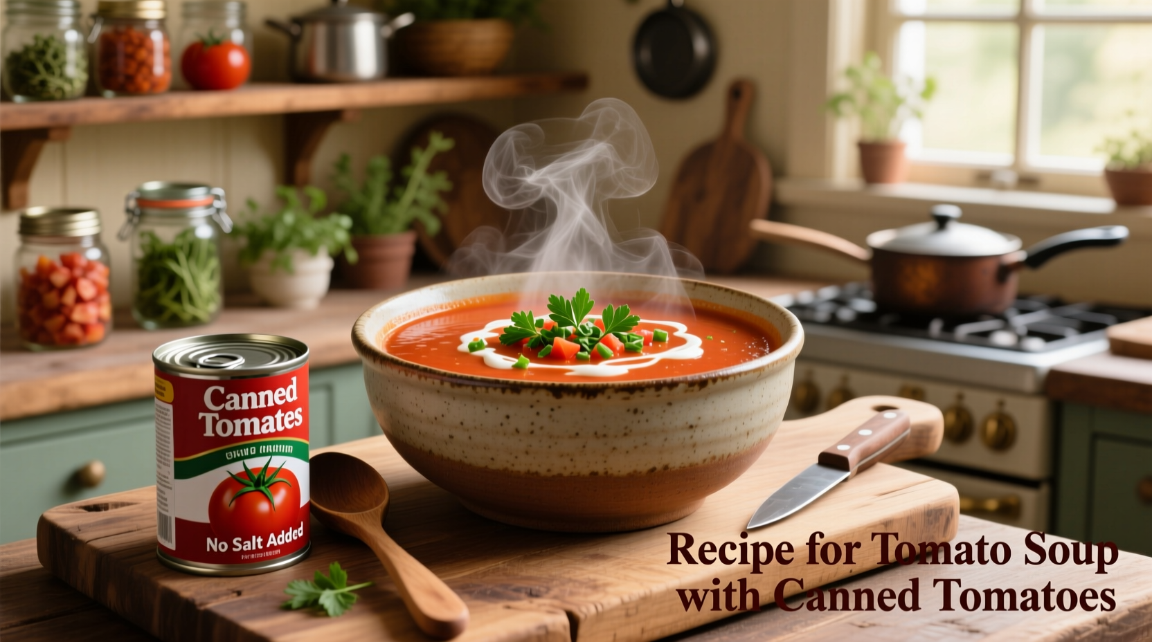 Easy Canned Tomato Soup Recipe in 30 Minutes