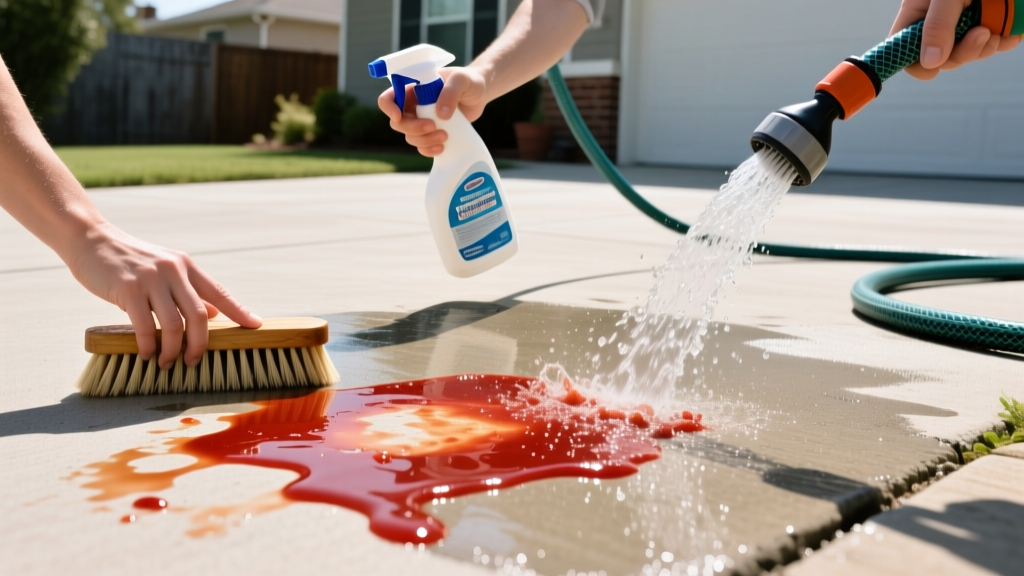 Best Tested Methods: How to Get Ketchup Out of Driveway