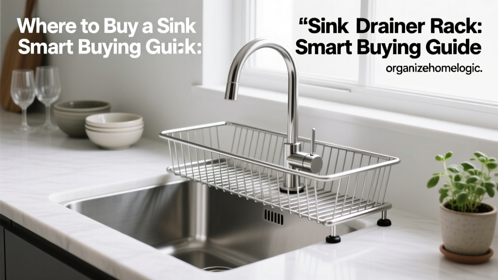 Where to Buy a Sink Drainer Rack: Smart Buying Guide