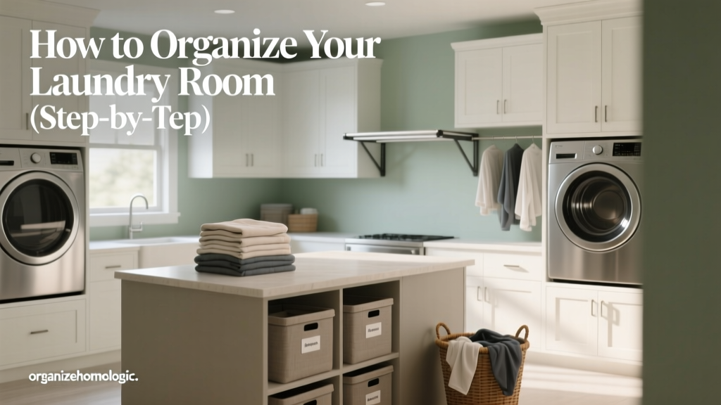 How to Organize Your Laundry Room (Step-by-Step)