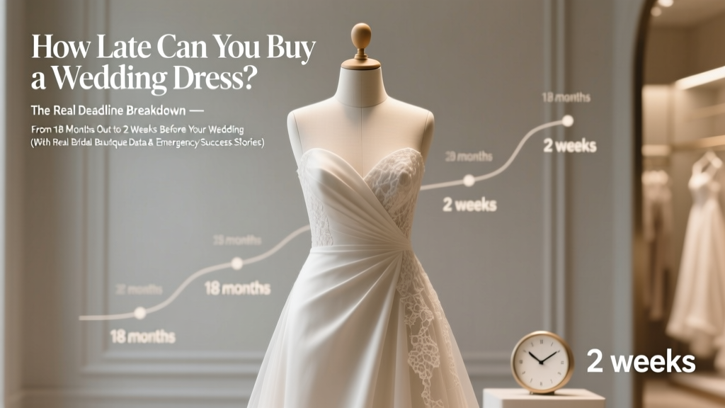 Wedding Dress Timeline: 18 Months to 2 Weeks Before (2026)