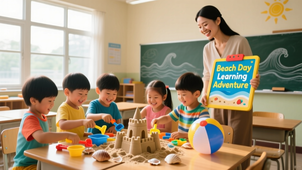 Beach Games for Kids: Evidence-Based Play Activities That Build Motor Skills, Social Competence, and Sun-Safe Habits