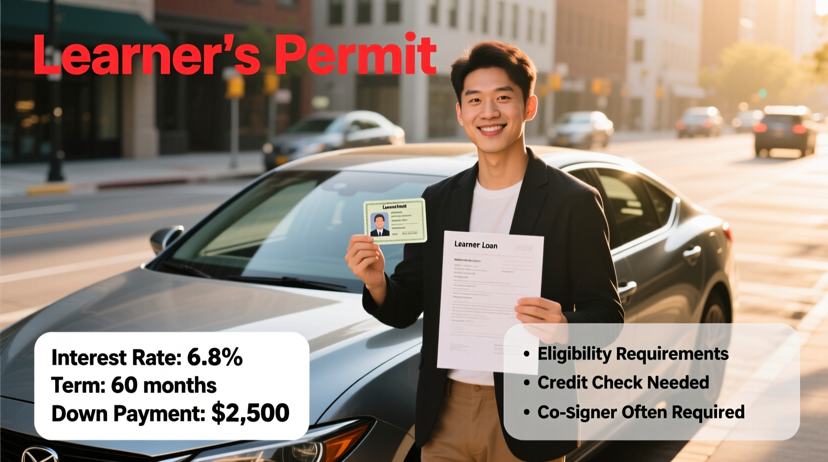 can you finance a car with a permit