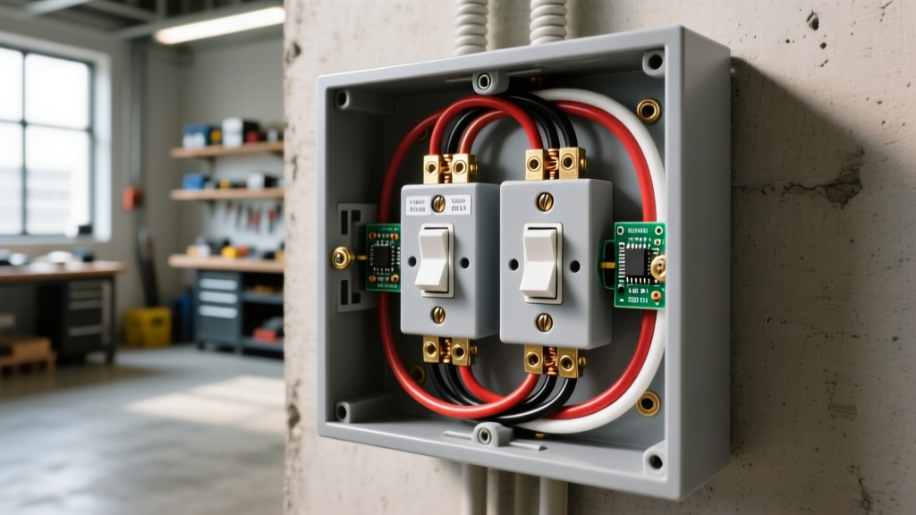 Wiring a Double Switch for Two Lights: Relay Ratings, Coil Wiring, and Load Selection