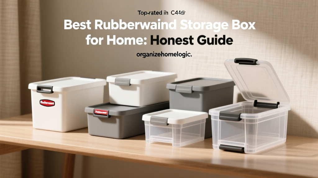 Best Rubbermaid Storage Box for Home: Honest Guide