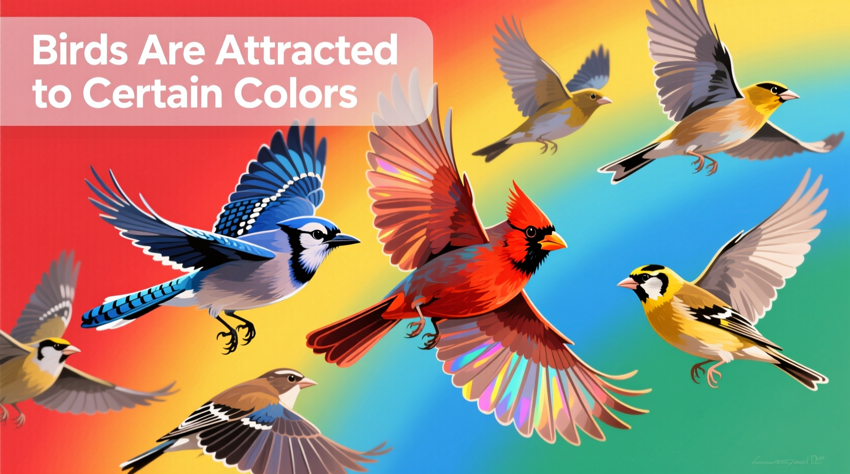 are birds attracted to certain colors