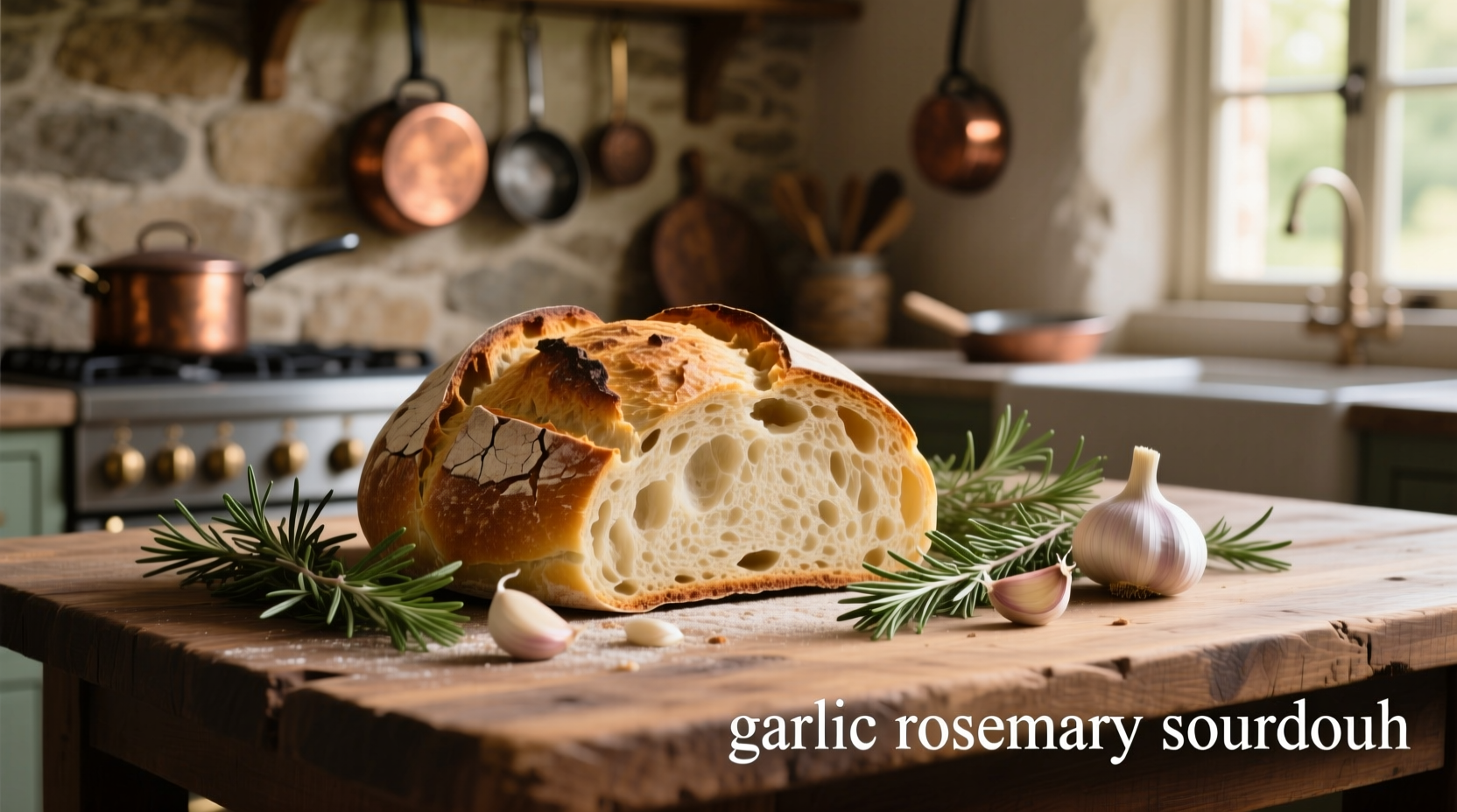 Perfect Garlic Rosemary Sourdough Recipe & Tips