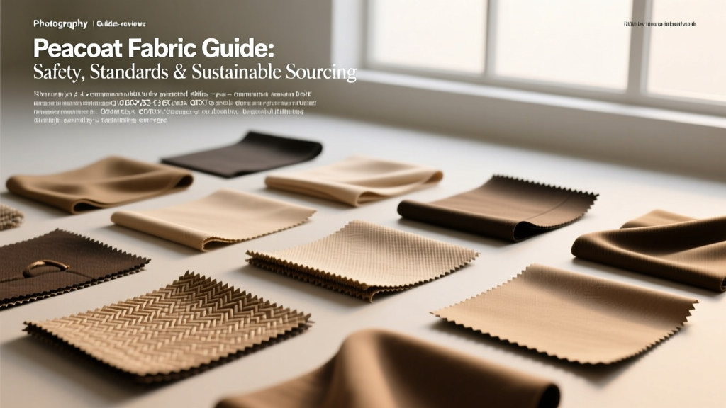 Peacoat Fabric Guide: Safety, Standards & Sustainable Sourcing