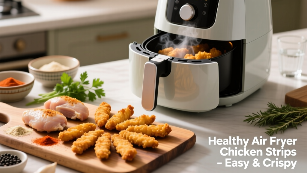 Healthy Air Fryer Chicken Strips (Easy & Crispy!)