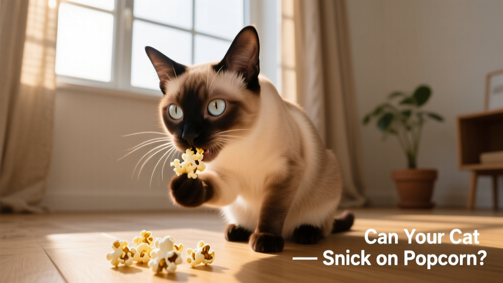 Can Your Cat Snack on Popcorn?