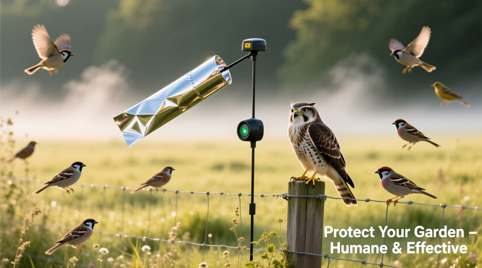 How to Scare Away Hawks Without Harming Other Birds