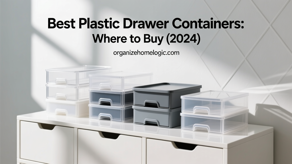 Best Plastic Drawer Containers: Where to Buy (2024)