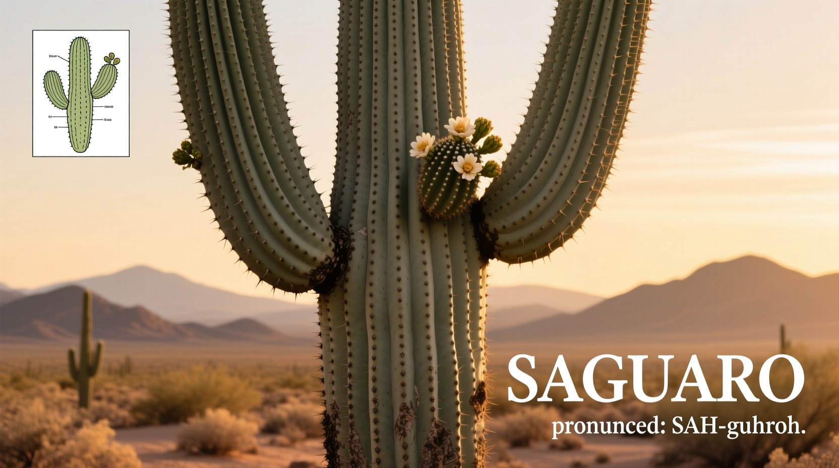 Saguaro Cactus Pronunciation Guide | TheHomeSprouts